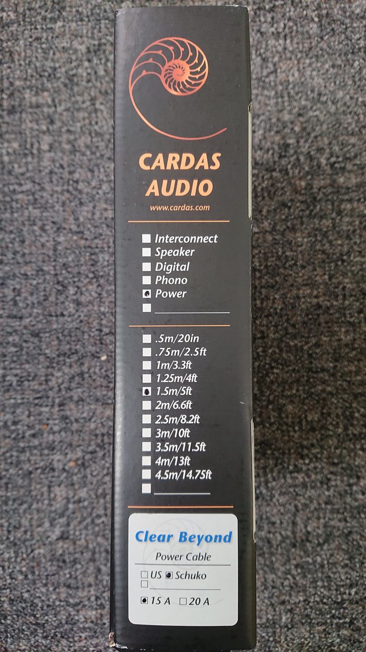 Cardas Audio Clear Beyond Netzkabel 1.5m