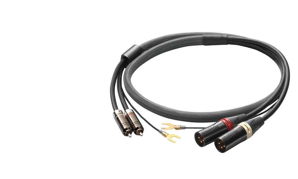 Phasemotion CC-1200R Phonokabel RCA auf XLR 1,2m